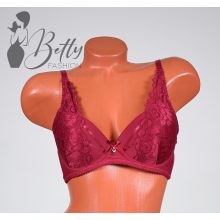 Csipkerátétes melltartó