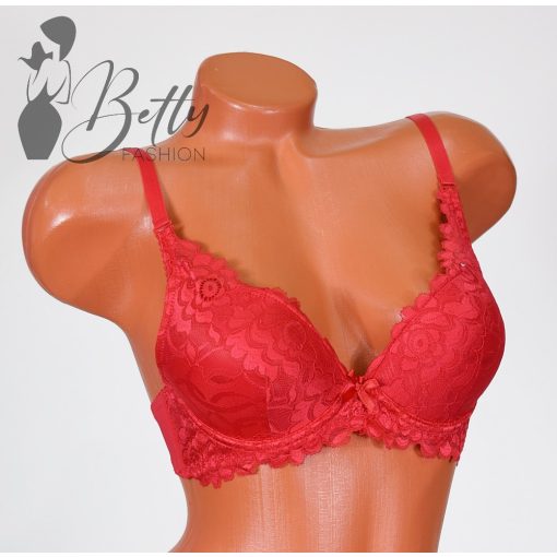 Csipkerátétes melltartó