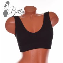 Bordázott anyagú kényelmi melltartó S-2XL