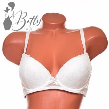 Csipkerátétes, enyhén push-up szivacsos melltartó