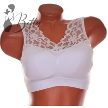 Csipkés pántú, kényelmi melltartó S-2XL