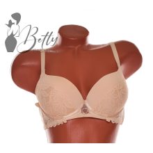 Csipkés, strasszköves fémdíszes melltartó - B, C kosárral