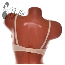 Csipkés, strasszköves fémdíszes melltartó - B, C kosárral