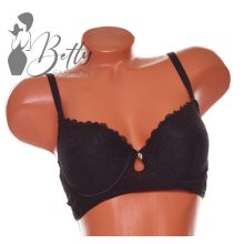 Csipkés, fémdíszes melltartó - B, C kosárral