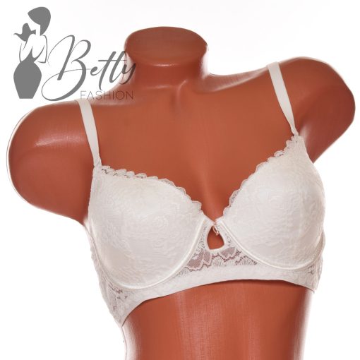 Csipkés, fémdíszes melltartó - B, C kosárral