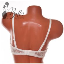 Csipkés, fémdíszes melltartó - B, C kosárral