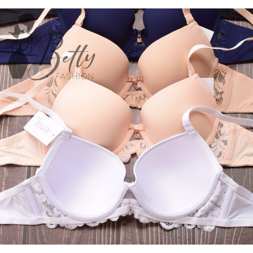 Csipkés, vékony szivacsos melltartó - B, C kosárral