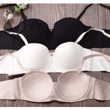 Lézervágott, pánt nélkül is hordható melltartó - B, C kosárral