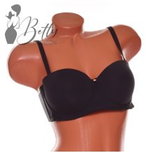 Lézervágott, pánt nélkül is hordható melltartó - B, C kosárral