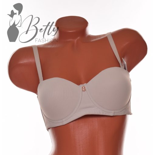 Lézervágott, pánt nélkül is hordható melltartó - B, C kosárral