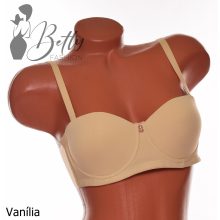 Lézervágott, pánt nélkül is hordható melltartó - B, C kosárral