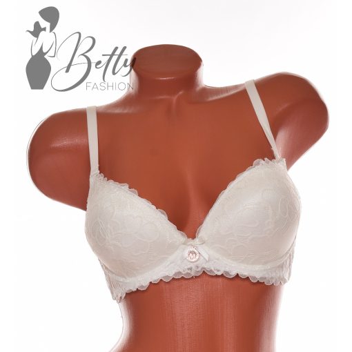 Csipkés, fémdíszes melltartó - B, C kosárral