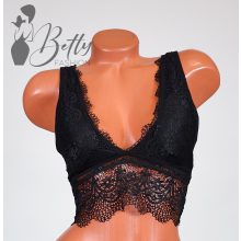 Merevítő nélküli, csipkemelltartó S/M