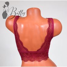 Merevítő nélküli, csipkemelltartó S/M