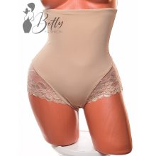 Csipkebetétes, magas derekú, alakformáló bugyi S, M, L, XL, 2XL, 3XL