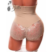 Csipkebetétes, magas derekú, alakformáló bugyi S, M, L, XL, 2XL, 3XL