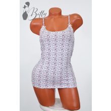 White Top with Jewelry Embellishment S/M