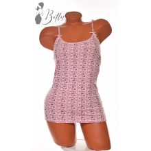 White Top with Jewelry Embellishment S/M