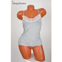 Szürke csipkés atléta S, M, L, XL