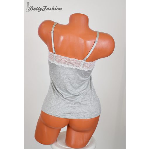 Szürke csipkés atléta S, M, L, XL