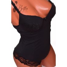 Push-up os, csipkeszegélyes body 