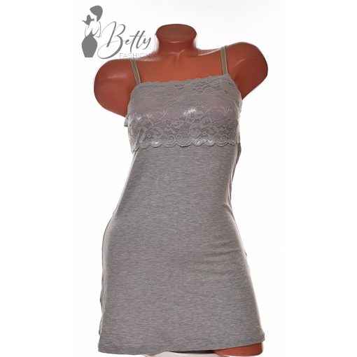 Mellnél csipkés hálóing M, L, XL, XXL