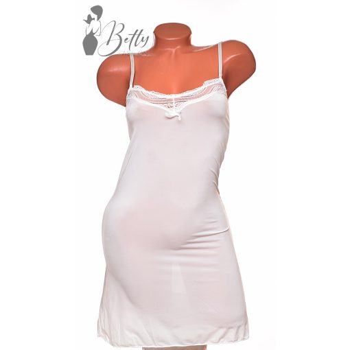 Mellnél csipkeszegélyes hálóing S, M, L, XL