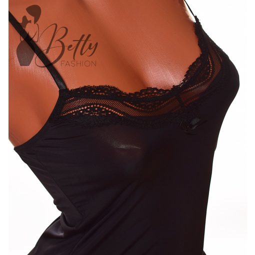 Mellnél csipkeszegélyes hálóing S, M, L, XL