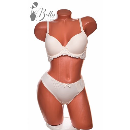 Csipkebetétes melltartó+tanga szett 