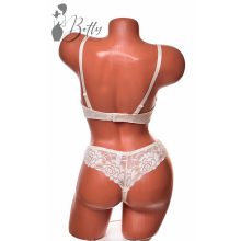 Csipkebetétes melltartó+tanga szett 