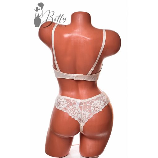 Csipkebetétes melltartó+tanga szett 