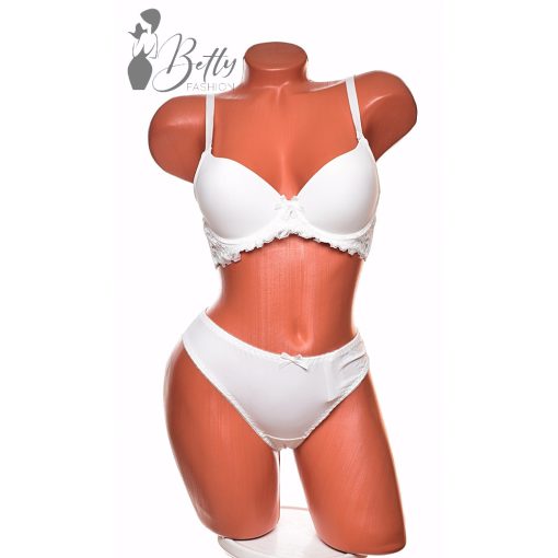 Csipkebetétes melltartó+tanga szett 
