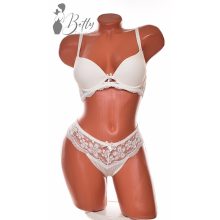 Csipkedíszes melltartó+tanga szett 
