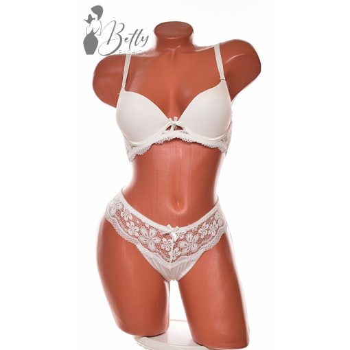Csipkedíszes melltartó+tanga szett 