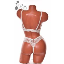 Csipkedíszes melltartó+tanga szett 