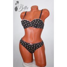 Szívecske mintás melltartó+tanga szett 