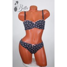 Szívecske mintás melltartó+tanga szett 