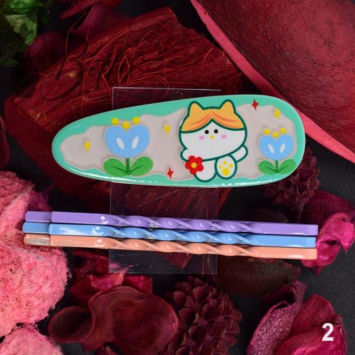 4 darabos kislány hajcsat