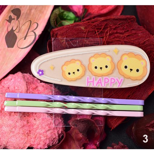 4 darabos kislány hajcsat