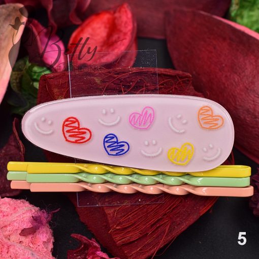 4 darabos kislány hajcsat