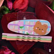 4 darabos kislány hajcsat