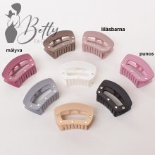 Strasszkő díszes, matt hajcsat