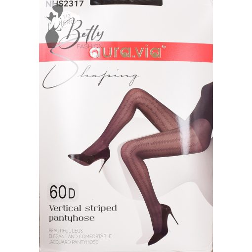 Fekete harisnya elegáns mintával