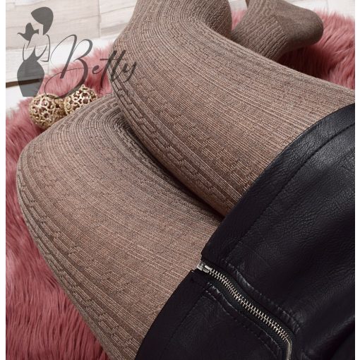 Anyagában mintás, gyapjú, kötött harisnyanadrág M/L, XL/2XL