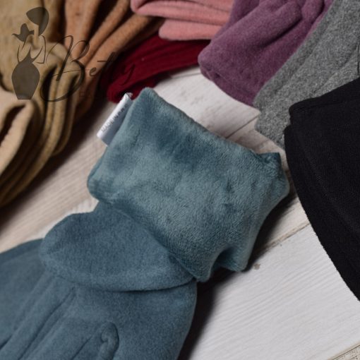 Anyagában mintás kesztyű  