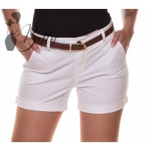 Egyszínű rövidnadrág + műbőr öv S, M, L, XL