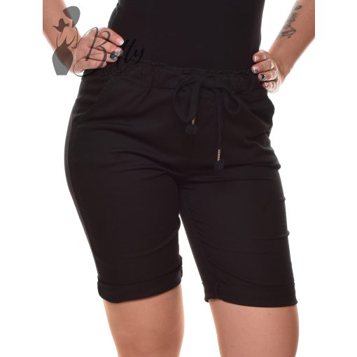 Egyszínű, derékban megkötős rövidnadrág S, M, L, XL, 2XL