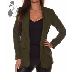 Egyszínű, galléros, hosszított blézer S, M, L, XL