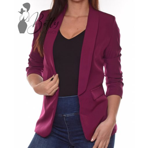 Ujján ráncolt, galléros, hosszított blézer S, M, L, XL