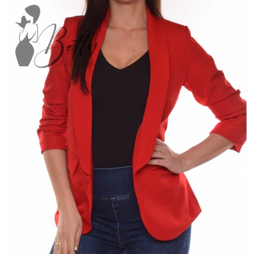 Ujján ráncolt, galléros, hosszított blézer S, M, L, XL